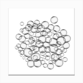 Water Bubbles Canvas Print