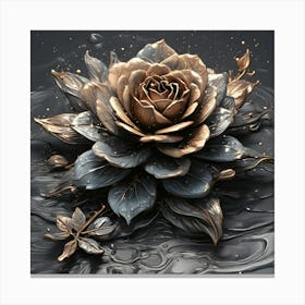 Water Rose 2 Canvas Print