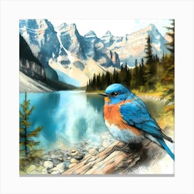 Wild Bird Artwork 13 Canvas Print