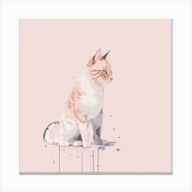 Cat Painting Canvas Print