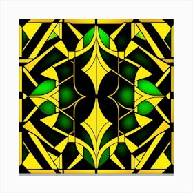Stained Glass Pattern Canvas Print