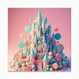 Disney Castle Canvas Print