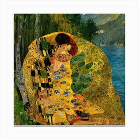 On Lake Attersee, Gustav Klimt 27 Canvas Print