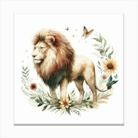 a Lion 2 Canvas Print
