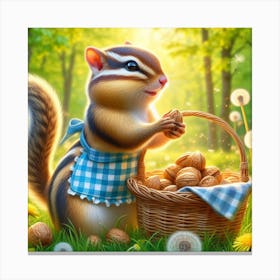 Chipmunk Canvas Print