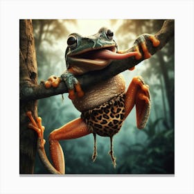 Frogzan 1 Canvas Print