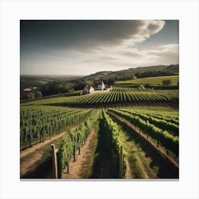 Vineyards In New Zealand Canvas Print