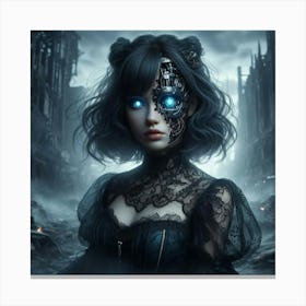 Gothic Girl 7 Canvas Print