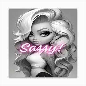 Sassy Canvas Print