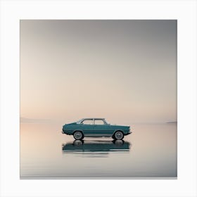 Car In The Water 1 Canvas Print