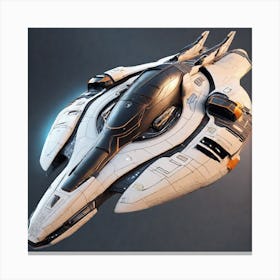 Spaceship 45 Canvas Print