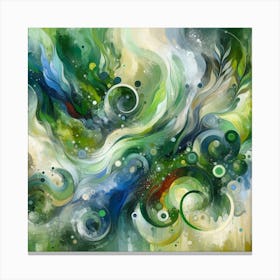 Green blush Canvas Print