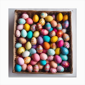 Colorful Easter Eggs 5 Canvas Print