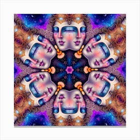 Psychedelic Mandala 11 Canvas Print