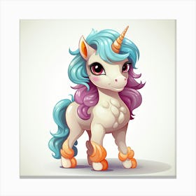 Cute Unicorn 6 Canvas Print