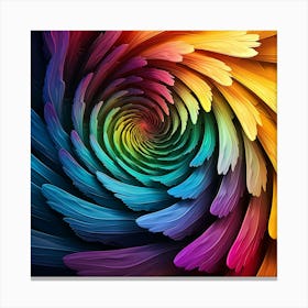 Colorful Swirl Canvas Print