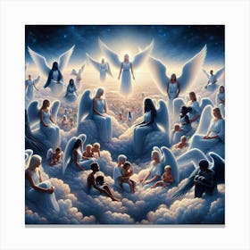Heavenly Gathering Canvas Print