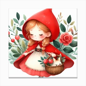 Little Red Riding Hood 2 Canvas Print