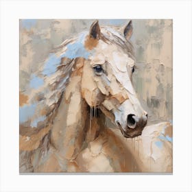 Contemporary Horse Art Abstract Horse Painting Modern Equestrian Wall 2 Irena Canvas Print