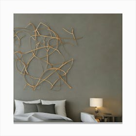 Modern Bedroom Wall Art 1 Canvas Print