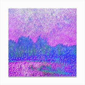 Purple Sky At Dusk Canvas Print