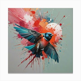 Bird In Flight Canvas Print