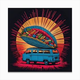 Taco Tuesday bro Canvas Print