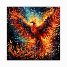 The Phoenix's Flight Canvas Print