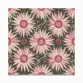 Pink Flower Pattern Art 8wxo5nrcqnmqe Ppqto8bw I3jizsr9qyi4byclxqom G Canvas Print