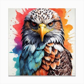 Colorful Eagle Canvas Print