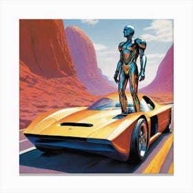 Futuristic Man 161 Canvas Print