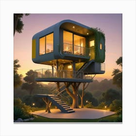 Tree House 5 Canvas Print