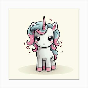 Cute Unicorn 727 Canvas Print