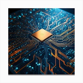 Circuit Board 29 Canvas Print