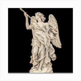 Angel Holding A Spear Canvas Print