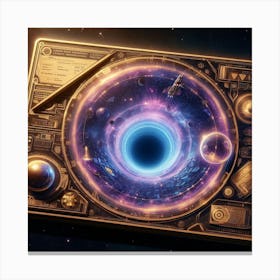 Space Dj Canvas Print