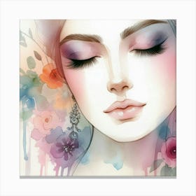 Watercolor Painting 16 Canvas Print