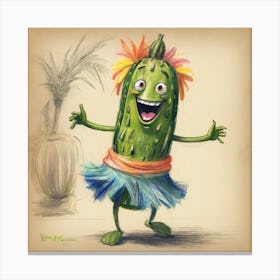 Hawaiian Cucumber Canvas Print