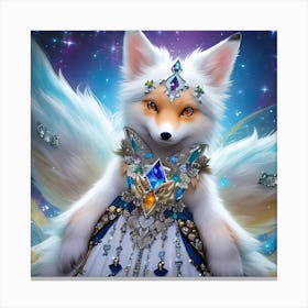 Foxes Canvas Print