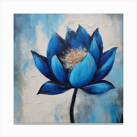 Flower of Blue Lotus 2 Canvas Print