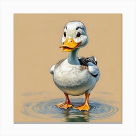 Duck! 40 Canvas Print