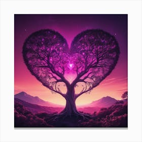 Heart Tree 4 Canvas Print