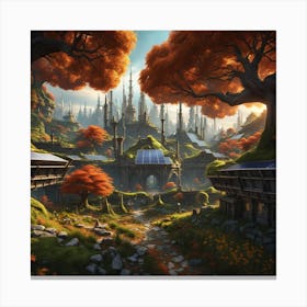 Fantasy Landscape Canvas Print