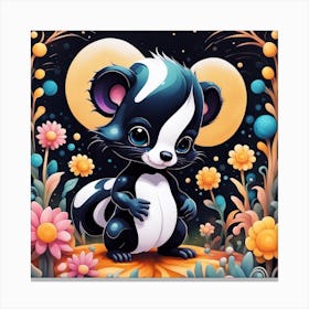 Skunk Canvas Print