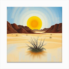 Desert Landscape 4 Canvas Print