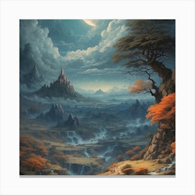 Fantasy Landscape Canvas Print