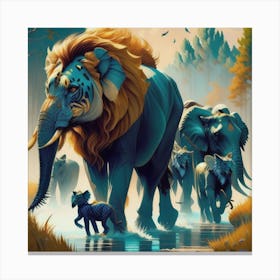 Majestic Wildlife Canvas Print