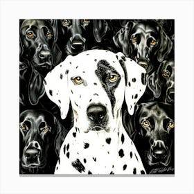 Dalmatian Dog - Dalmatian Privilege Canvas Print