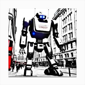 London Robot Canvas Print