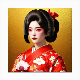 Geisha Canvas Print